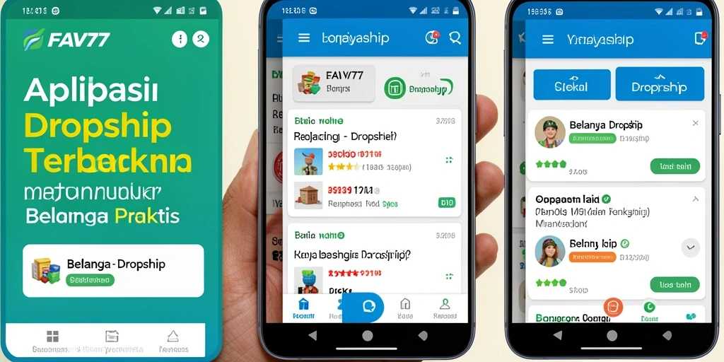 Tampilan antarmuka aplikasi FAV77 yang memudahkan pengguna.
