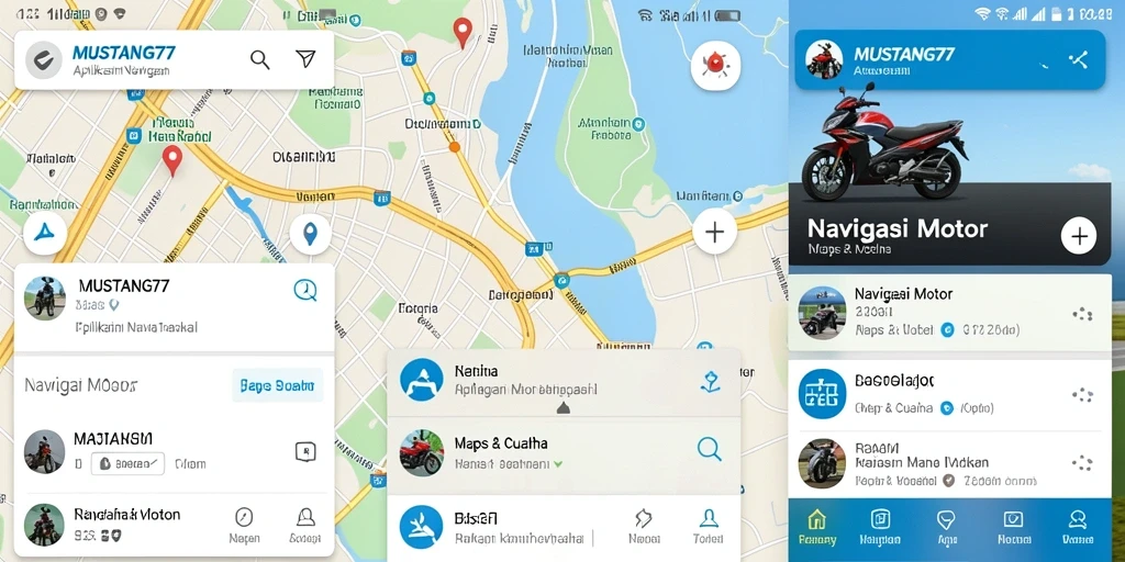 Antarmuka pengguna MUSTANG77 yang ramah dan informatif.