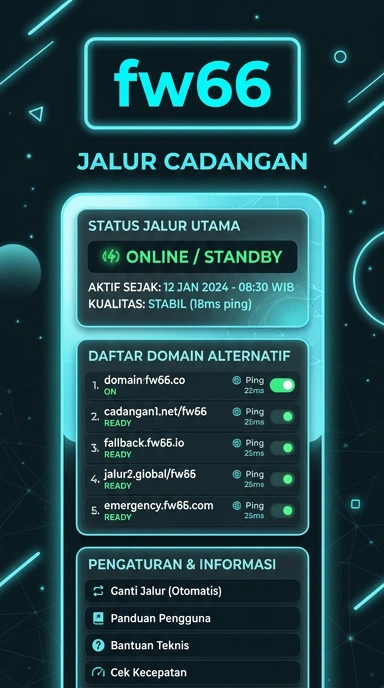 Tampilan link alternatif fw66